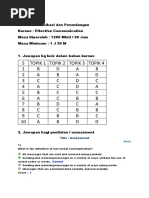 Jawapan EPSA Effective Communication