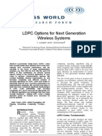 LDPC Options For Next Generation Wireless Systems: T. Lestable and E. Zimmermann