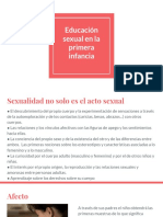 Educación Sexual en La Primera Infancia