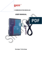 User Manual: Sg72 Communication Modules