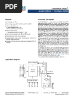 4-Mbit (256K × 16) Static RAM: Features Functional Description