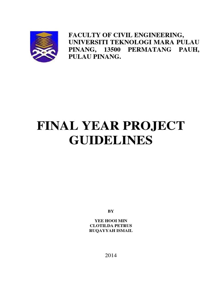 FYP1 and FYP2 2014 Guidelines v6 R | PDF | Thesis | Letter Case
