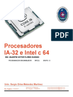 Resumen Procesadores IA-32 e Intel C 64