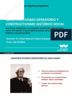 Constructivismo Operatorio y Constructivismo Historico Social N PDF