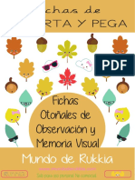 Fichas Otoñales de Observación y Memoria Visual by Rukkia (A4)
