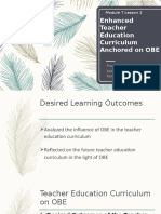 Module 7 Lesson 2 Enhanced Teacher Education Curriculum Anchored On OBE