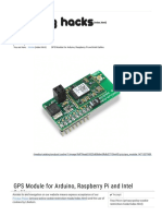 GPS Module For Arduino, Raspberry Pi and Intel Galileo