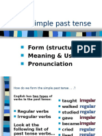 Simple Past Tense Guide - Form, Meaning, Pronunciation