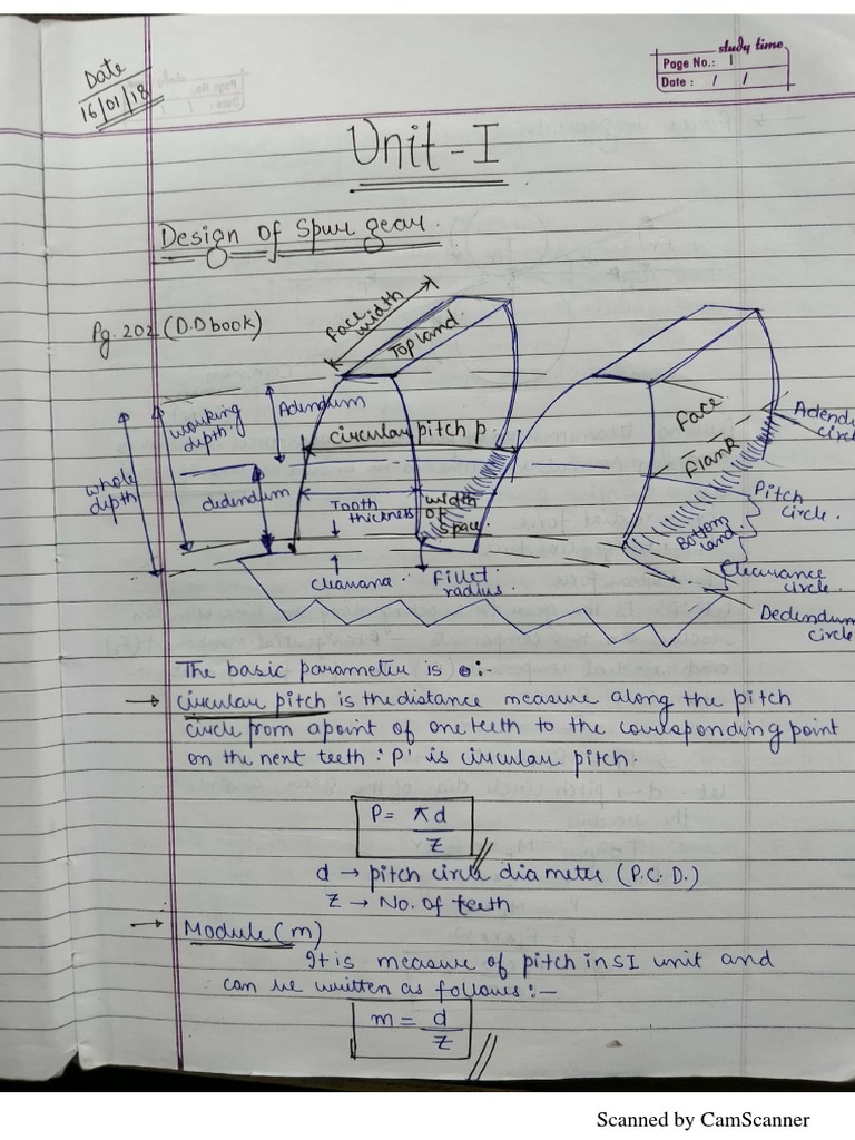Design of Gear | PDF