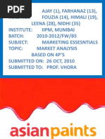 Download Asian Paints Final 1 by Ajay Patel SN45974539 doc pdf