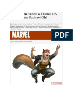 La chica que venció a Thanos y más: Squirrel Girl