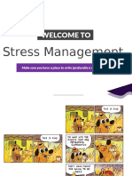 Welcome To: Stress Management