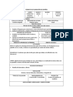 Planificación de Español - Escritura silábica