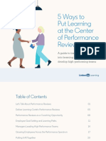 LinkedIn Learning 5 Ways To Put Learning at The Center of Performance Reviews Guide Final PDF