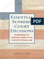 John Vile The Essential Supreme Court Decisions PDF