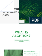 The Morality of Abortion & Rape