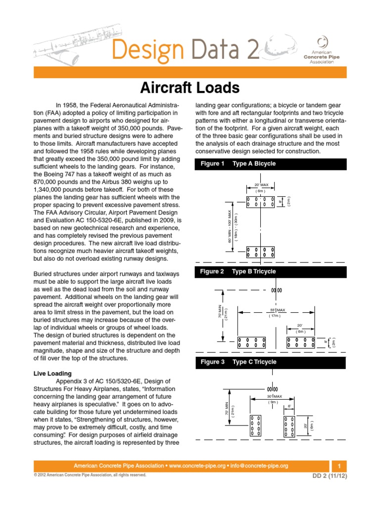 Aircraft Load Design for Buried Structures | PDF | Runway | Landing Gear