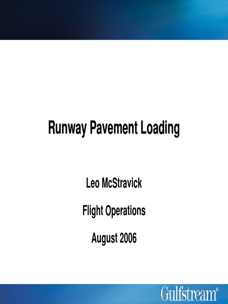 Runway Pavement Load Capacity Guide | PDF