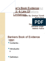 Bankers Book Evidence Act 1891 - PPT - 11.4.2020