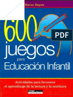 600 Juegos para Educacio - N Infantil PDF