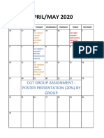 APRIL/MAY 2020: CGT Group Assignment - Poster Presentation (20%) by Group