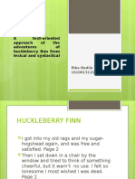 A Text-Oriented Approach of The Adventures of Huckleberry Finn From Lexical and Syntactical