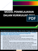 Model Pembelajaran K-13