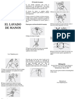 Lavado de Manos - Triptico