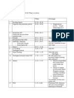 Rundown Acara ( OR MRI 5) menuju fix