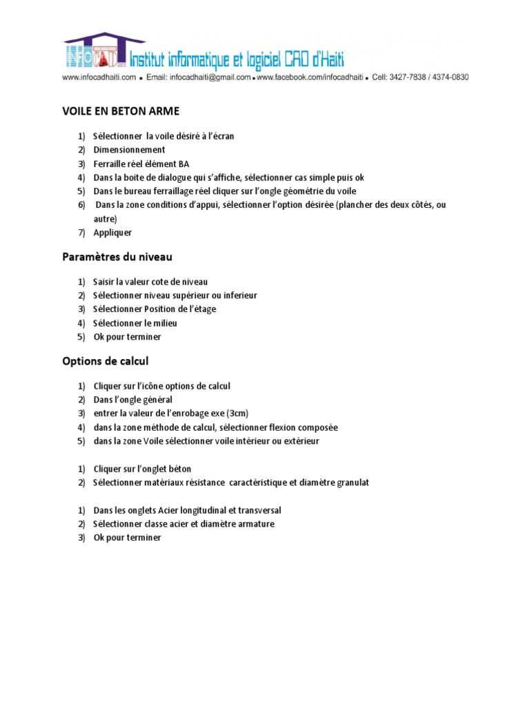 Guide de dimensionnement des voiles en béton armé PDF Technologie — free download