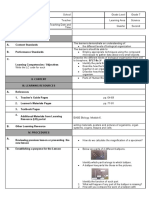 DLL G7 Lesson 1 Levels of Organization