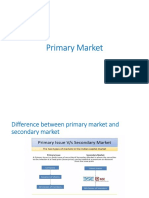 Primary Markets