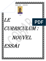 CM - Annales, LE CURRICULUM NOUVEL ESSAI PDF
