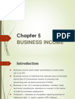 ACW290 - Chap5 - Business Income