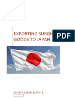 Exporting Surgical Goods to Japan