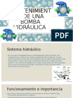 Mantenimiento de una bomba hidráulica