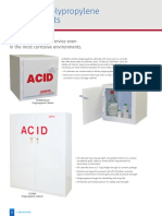 Scimatco Polypropylene Acid Cabinets: Years of Trouble-Free Service Even in The Most Corrosive Environments