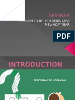 Seminar: Presented By-Ksh - Rebis Devi MSC (N) 1 Year