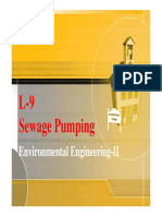 L-9 L-9 Sewage Pumping: Environmental Engineering-II