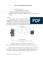 Pengukuran Jarak Dengan Sensor Ultrasonic