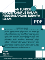 Peran Dan Fungsi Kampus Dalam Pengembangan Budaya Islam PDF