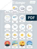 El Tiempo - Vocabulario PDF