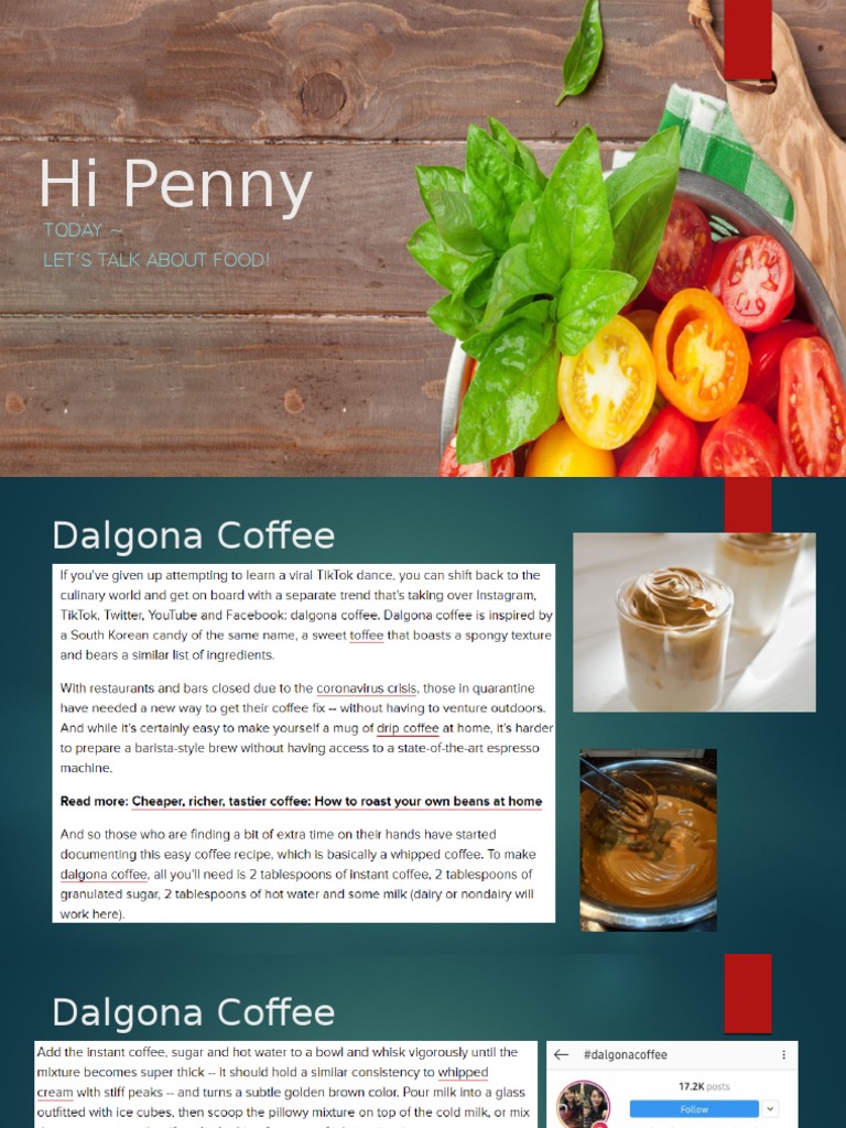 Week 02 - Food | PDF