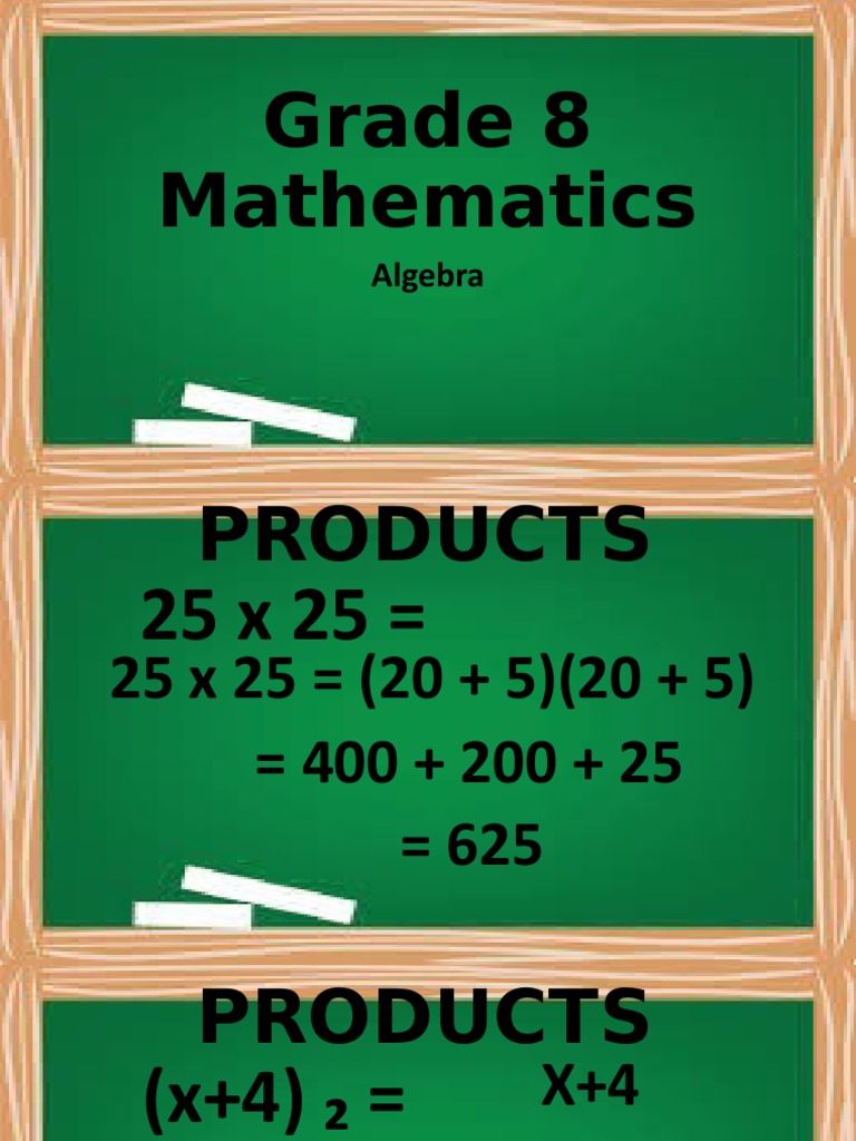 Grade 8 Mathematics PDF