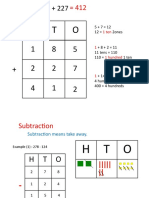 Example. 185 + 227: 5 + 7 12 12 2ones