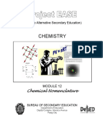 Effective Secondary Education: Chemical Nomenclature