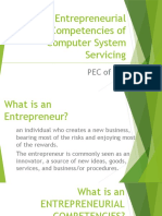 Personal Entrepreneurial Competencies of Computer System Servicing