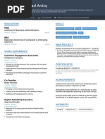 Syed's Resume - IBA - MBA