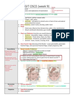 GIT OSCE (Week 9) : Mention You Would Observe General Appearance and Take Vitals