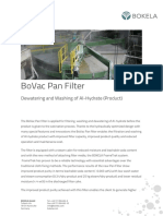 Bovac Pan Filter: Dewatering and Washing of Al-Hydrate (Product)